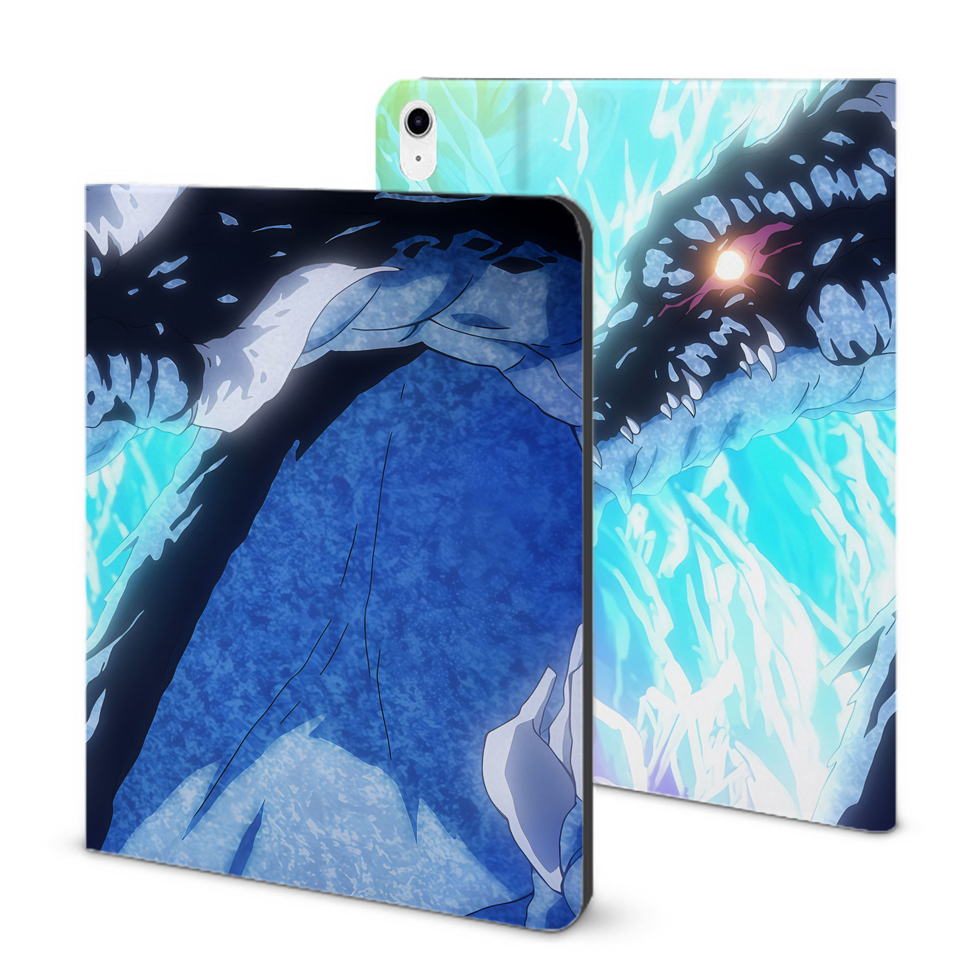 （画像用） 転スラ Regarding Reincarnated to Slime IPad ケース ブック型 PUレザー TPU 耐衝撃 軽量 薄型 ペン収納なし 全面保護 IPad 各モデル対応